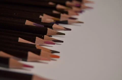 Colored pencils Stock Photos