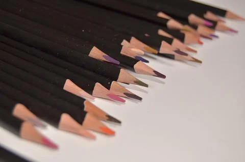 Colored pencils Foto stock