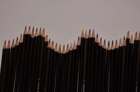 Colored pencils Stock Photos
