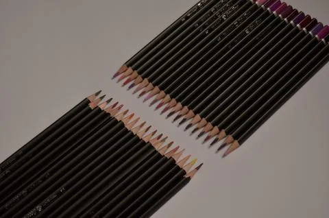 Colored pencils Stock Photos