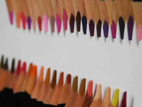 Colored pencils Stock Photos