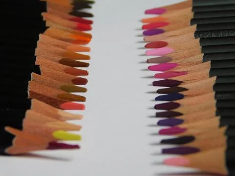 Colored pencils Stock Photos