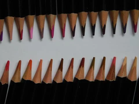 Colored pencils Foto stock