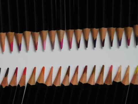 Colored pencils Stock Photos