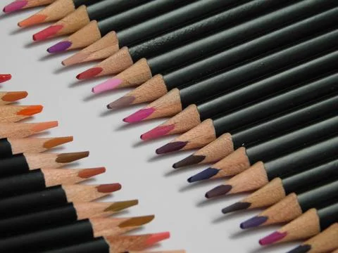 Colored pencils Stock Photos