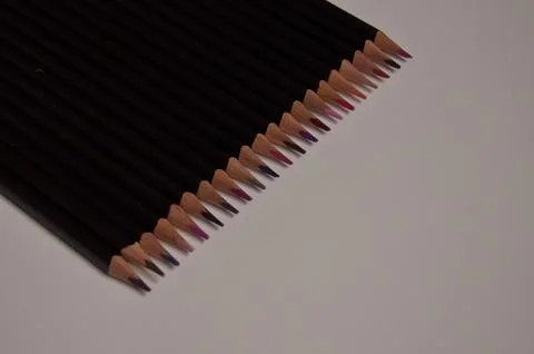 Colored pencils Stock Photos