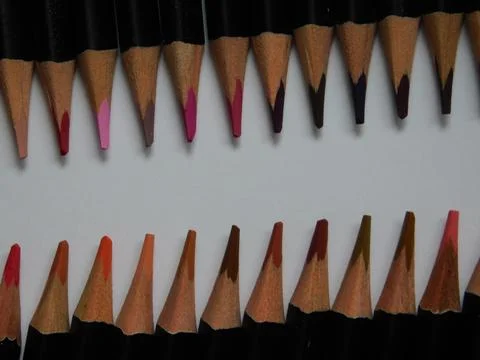Colored pencils Stock Photos
