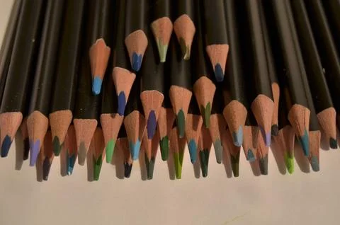 Colored pencils Foto stock