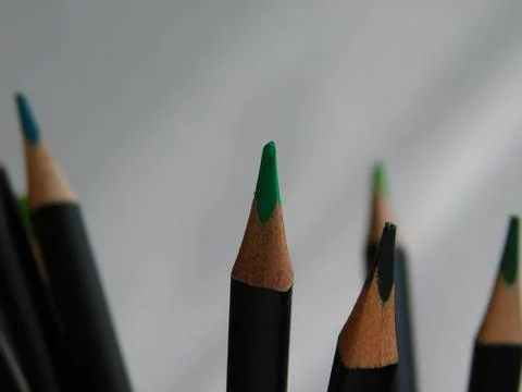 Colored pencils Stock Photos