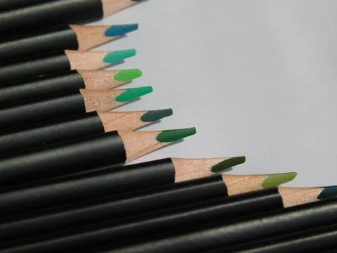 Colored pencils Stock Photos