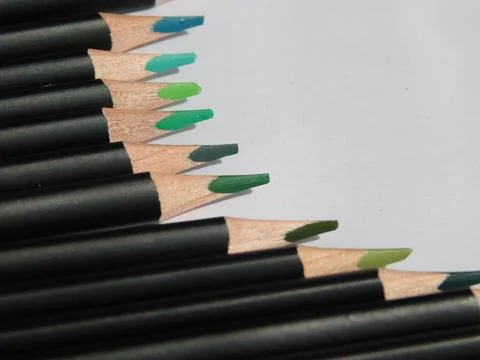 Colored pencils Stock Photos