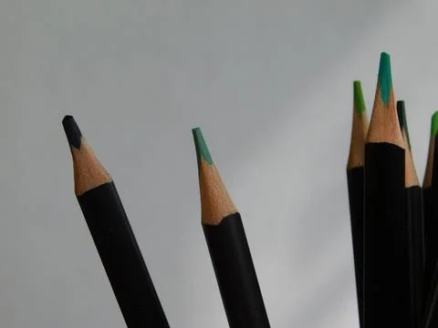 Colored pencils Stock Photos