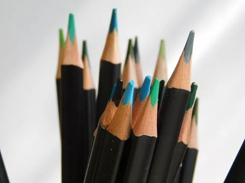 Colored pencils Stock Photos