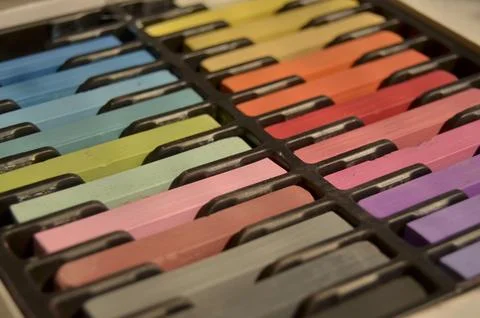 Colored pencils Stock Photos