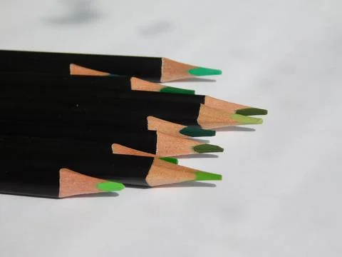 Colored pencils Stock Photos