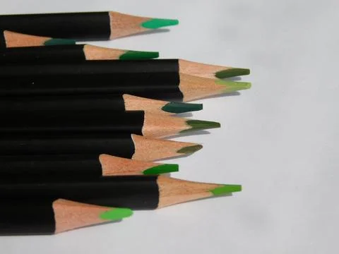 Colored pencils Stock Photos