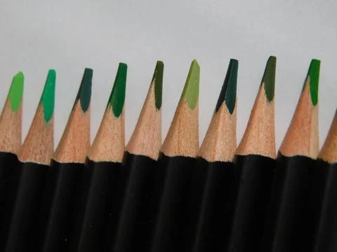 Colored pencils Stock Photos