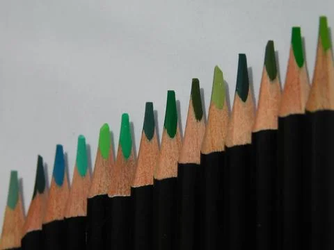 Colored pencils Stock Photos