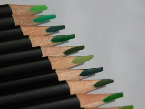 Colored pencils Stock Photos