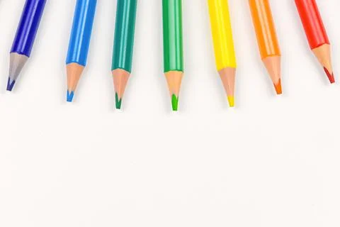 Colored pencils Stock Photos