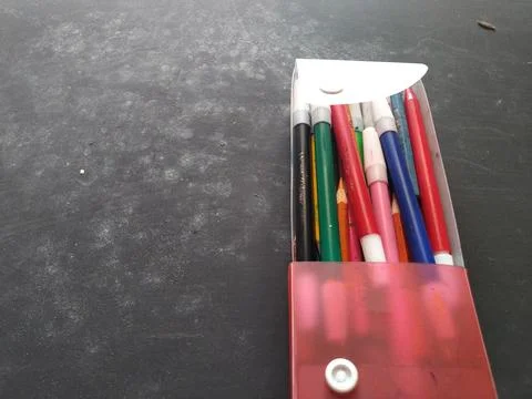 Colored pencils Stock Photos