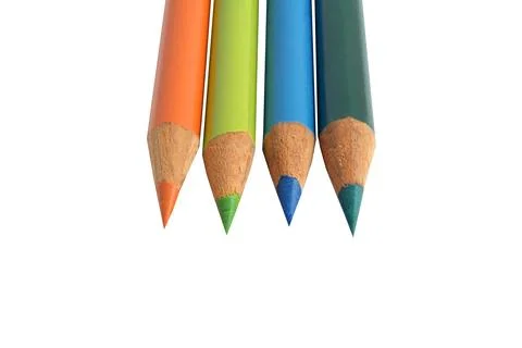 Colored pencils Stock Photos