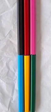 Colored pencils Stock Photos