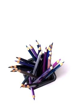 Colored pencils Stock Photos