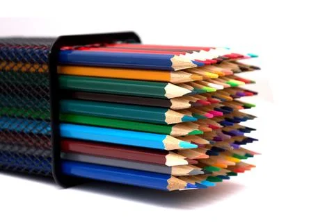 Colored pencils Stock Photos