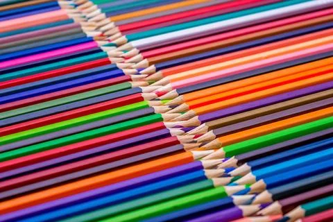 Colored pencils Stock Photos