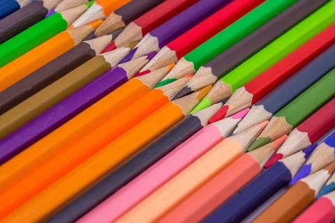 Colored pencils Foto stock
