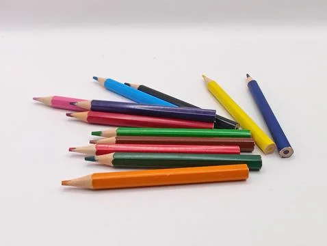 Colored pencils Stock Photos
