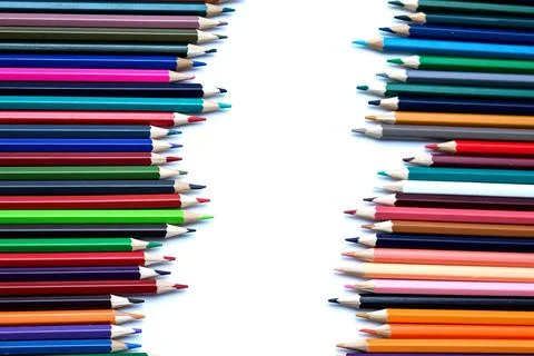 Colored pencils Stock Photos