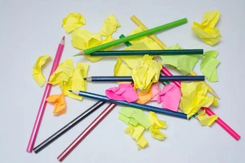 Colored pencils Stock Photos