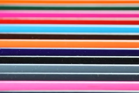 Colored pencils Stock Photos