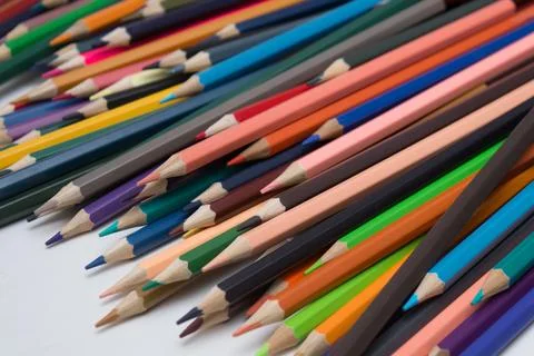 Colored pencils Stock Photos