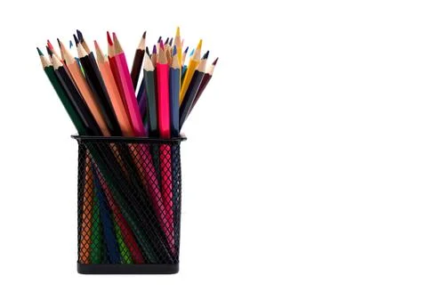 Colored pencils Stock Photos