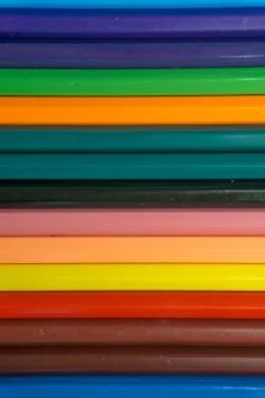 Colored pencils without a background (1) Stock Photos