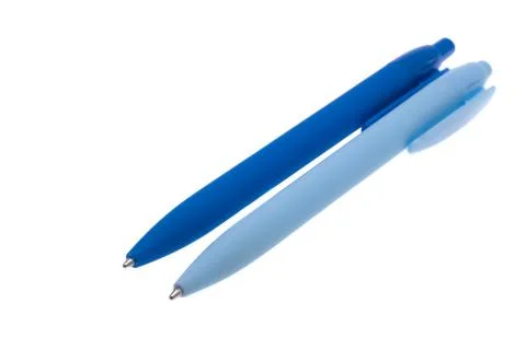 Colored pens isolated Foto stock