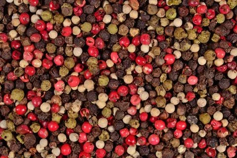 Colored pepper background Foto stock