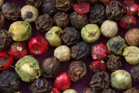 Colored pepper Stock Photos