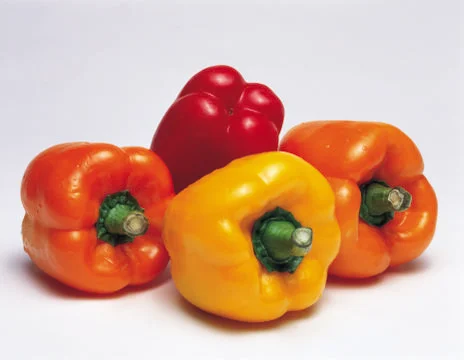 Colored Peppers Stock Photos