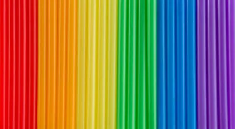 Colored pipette tubes Stock Photos