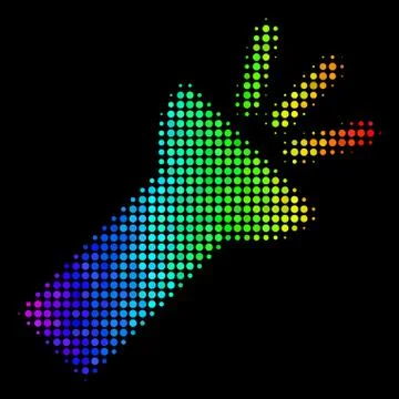 Colored Pixel Electric Torch Light Icon 스톡 일러스트