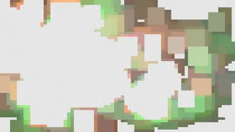 Colored Pixel Glitch Vídeos de archivo 253230116