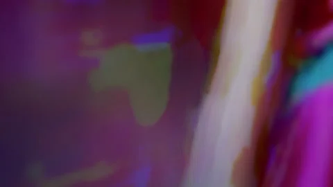 Colored Pixels, Abstract Patterns, when Viewed from a Close-up View of Program Video stock 159037641