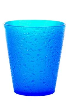 Colored plastic cup Stock Photos