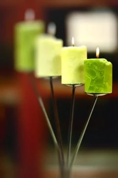 Colored plastic cup Stock Photos