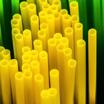 Colored plastic tubes Stock Photos