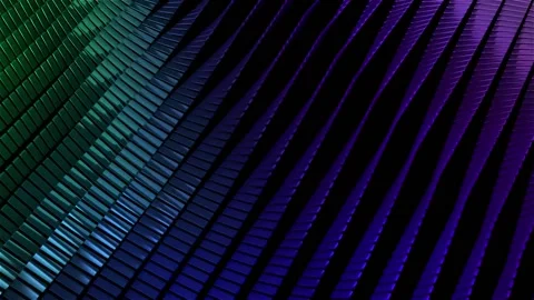 Colored plates swirl in the wind. 3d background. Looped animation. Stock-Footage 149078059